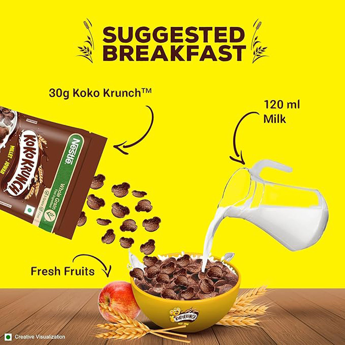 Nestle Koko Krunch Chocolate, 350 gm, Pack of 1 Nestle Koko Krunch Chocolate, 350 gm, Pack of 1