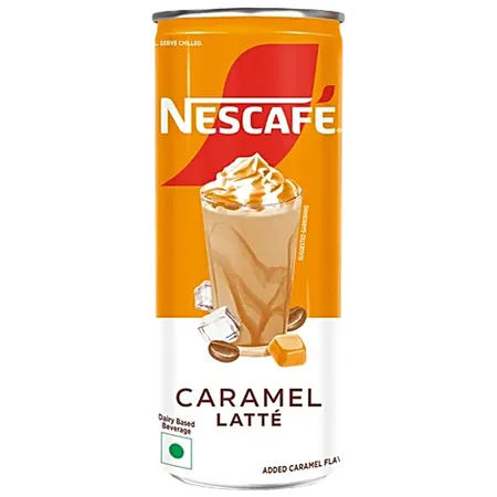 Nescafe Ready to Drink Cold Coffee, Caramel Latte, 200 ml