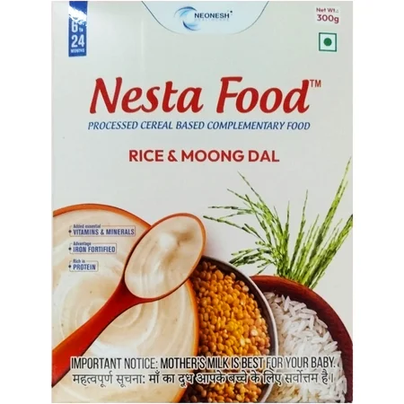 Nesta Food Rice & Moong Dal 6-24 Months, 300 gm Refill