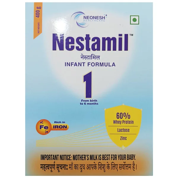 Nestamil Stage-1 Infant Formula Powder, 400 gm, Pack of 1
