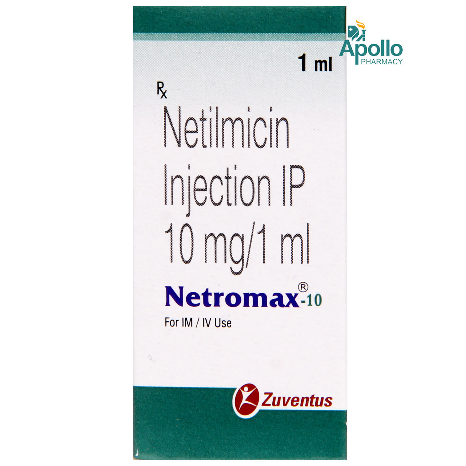 Buy NETROMAX 10MG INJECTION 1ML Online