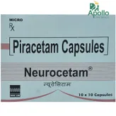Neurocetam Capsule 10's, Pack of 10 TABLETS