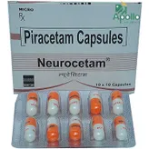 Neurocetam Capsule 10's, Pack of 10 TABLETS