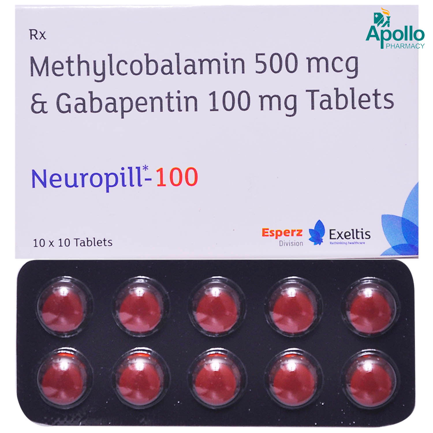 Neuropill 100 Tablet 10's, Pack of 10 TABLETS Neuropill 100 Tablet 10's, Pack of 10 TABLETS
