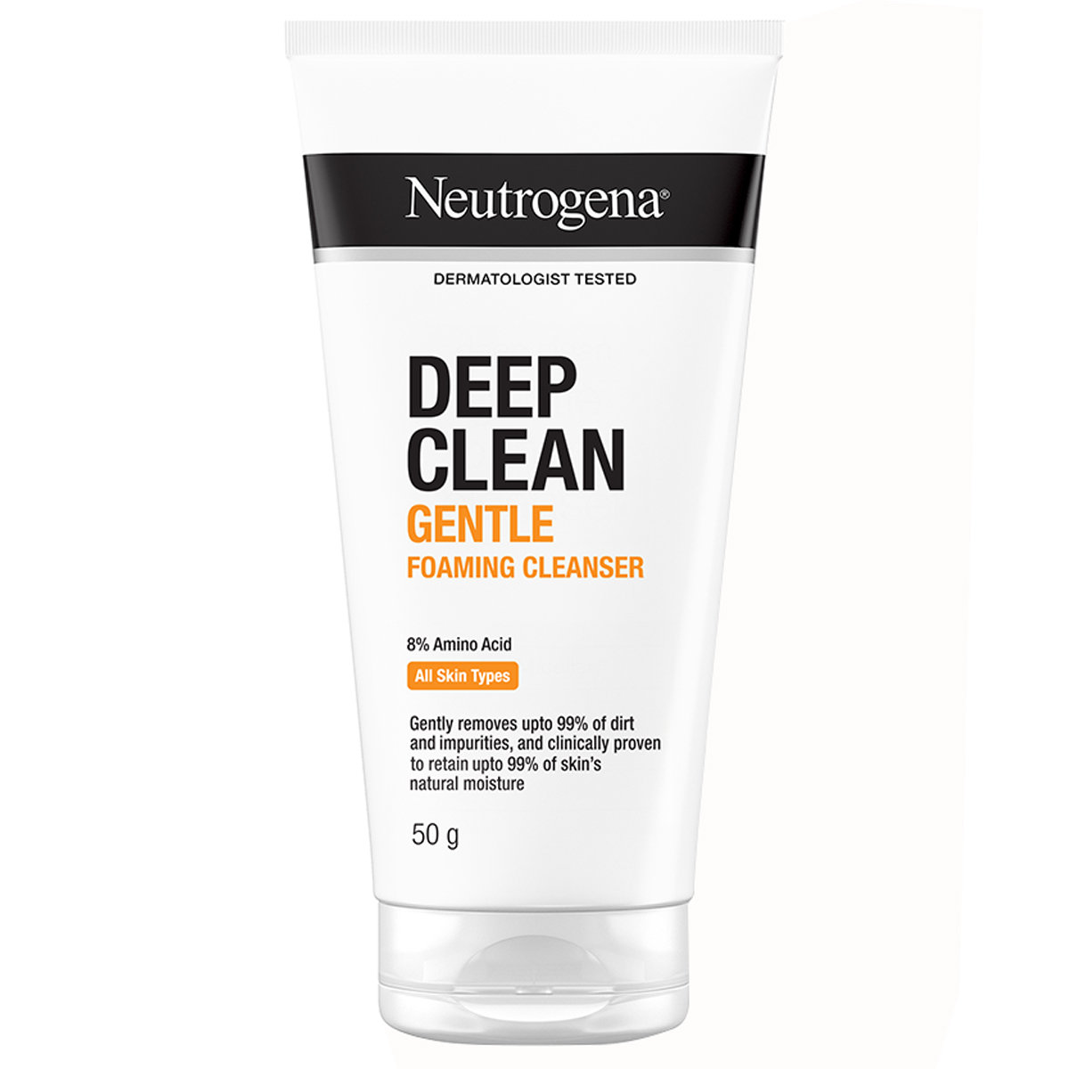Neutrogena Deep Clean Facial Cleanser 50 ml | Deeply Cleanses | Improves Complexion | For Normal to Oily Skin, Pack of 1 Neutrogena Deep Clean Facial Cleanser 50 ml | Deeply Cleanses | Improves Complexion | For Normal to Oily Skin, Pack of 1