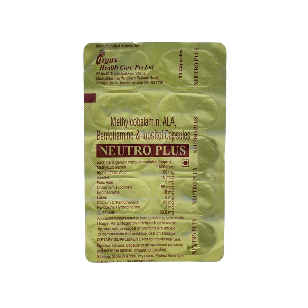 Neutro Plus Capsule 10's, Pack of 10 CAPSULES
