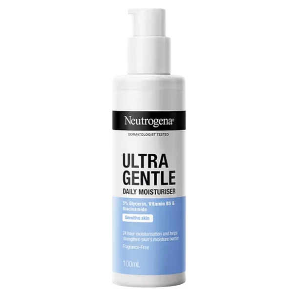 Neutrogena Ultra Gentle Sensitive Skin Daily Moisturiser, 100 ml, Pack of 1