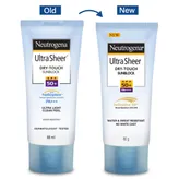Neutrogena Ultra Sheer Dry-Touch Sunblock SPF 50+, 80 gm, Pack of 1