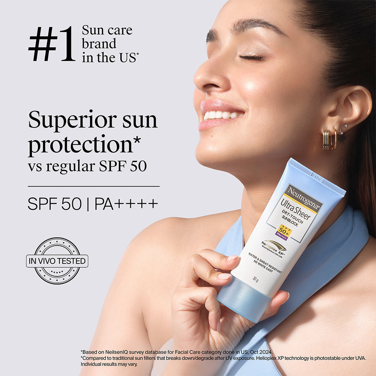 Neutrogena Ultra Sheer Dry-Touch Sunblock SPF 50+ Cream, 30 gm, Pack of 1 Neutrogena Ultra Sheer Dry-Touch Sunblock SPF 50+ Cream, 30 gm, Pack of 1