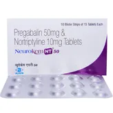 Neurokem NT 50 mg Tablet 15's, Pack of 15 TabletS