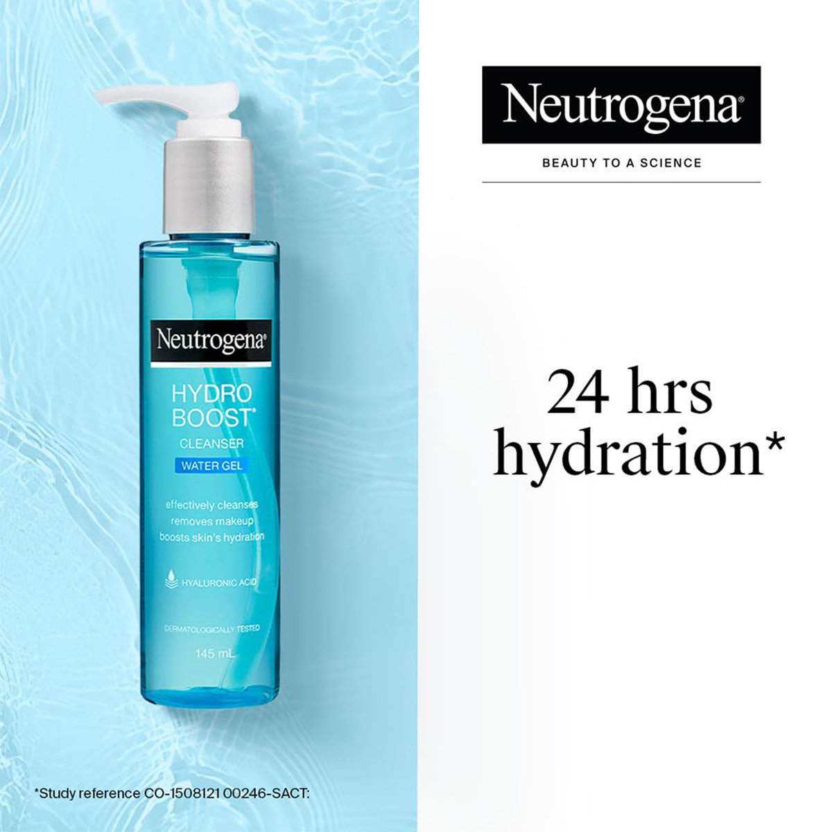 Neutrogena Hydro Boost Cleanser Water Gel 145 ml | Hyaluronic Acid | Boost Skin Hydration | Removes Makeup | Oil Free & lightweight | For Sensitive Skin, Pack of 1 Neutrogena Hydro Boost Cleanser Water Gel 145 ml | Hyaluronic Acid | Boost Skin Hydration | Removes Makeup | Oil Free & lightweight | For Sensitive Skin, Pack of 1