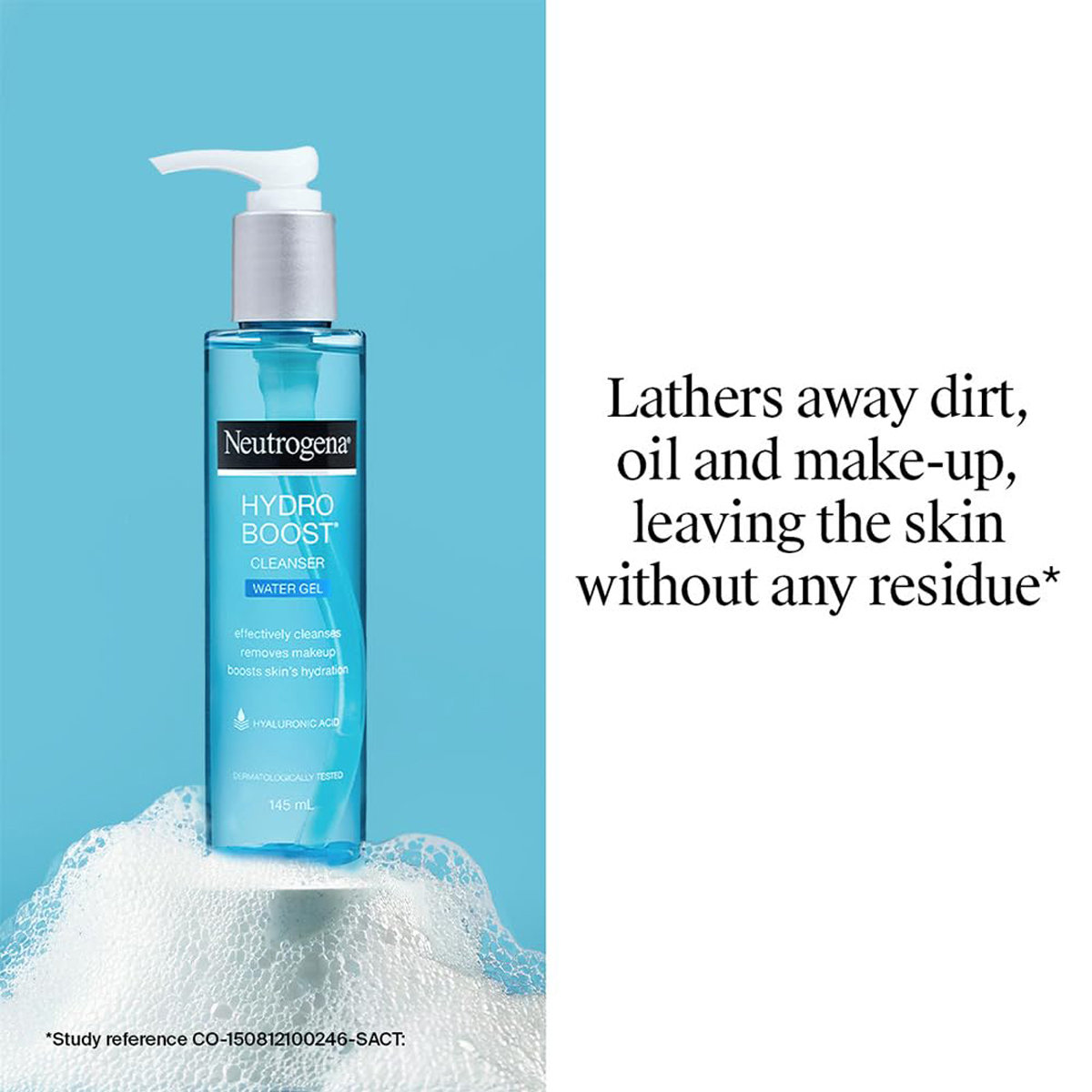 Neutrogena Hydro Boost Cleanser Water Gel 145 ml | Hyaluronic Acid | Boost Skin Hydration | Removes Makeup | Oil Free & lightweight | For Sensitive Skin, Pack of 1 Neutrogena Hydro Boost Cleanser Water Gel 145 ml | Hyaluronic Acid | Boost Skin Hydration | Removes Makeup | Oil Free & lightweight | For Sensitive Skin, Pack of 1
