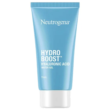 Neutrogena Hydro Boost Hyaluronic Acid Water Gel 15 ml | Hyaluronic Acid, Amino Acid & Electrolytes | 5X More Hydration For 72hrs | For Plumpy & Dewy Skin | For All Skin Type