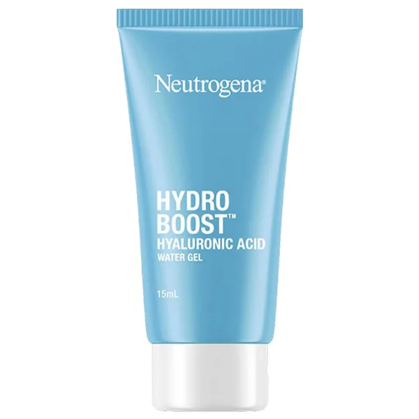 Neutrogena Hydro Boost Hyaluronic Acid Water Gel 15 ml | Hyaluronic Acid, Amino Acid &amp; Electrolytes | 5X More Hydration For 72hrs | For Plumpy &amp; Dewy Skin | For All Skin Type, Pack of 1