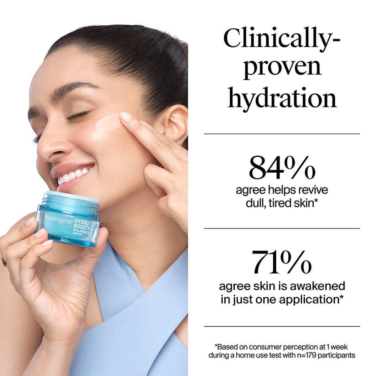 Neutrogena Hydro Boost Hyaluronic Acid Water Gel 50 ml | Hyaluronic Acid, Amino Acid & Electrolytes | 5X More Hydration For 72hrs | For Plumpy & Dewy Skin | For All Skin Type, Pack of 1 Neutrogena Hydro Boost Hyaluronic Acid Water Gel 50 ml | Hyaluronic Acid, Amino Acid & Electrolytes | 5X More Hydration For 72hrs | For Plumpy & Dewy Skin | For All Skin Type, Pack of 1