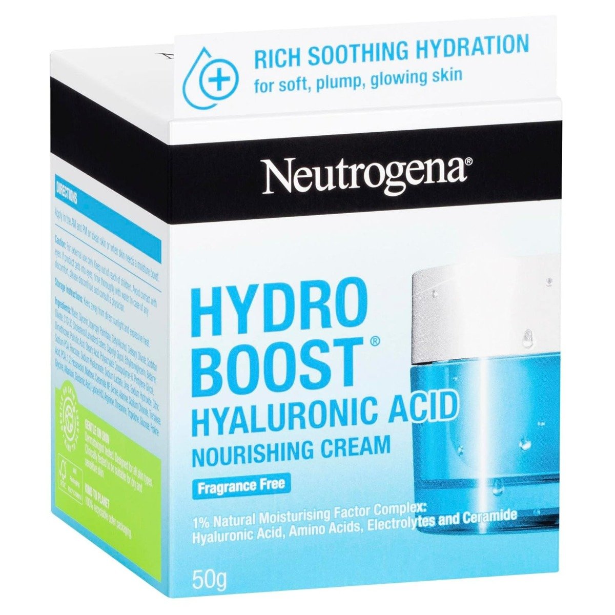 Neutrogena Hydro Boost Hyaluronic Acid Nourishing Cream, 50 gm, Pack of 1 Neutrogena Hydro Boost Hyaluronic Acid Nourishing Cream, 50 gm, Pack of 1