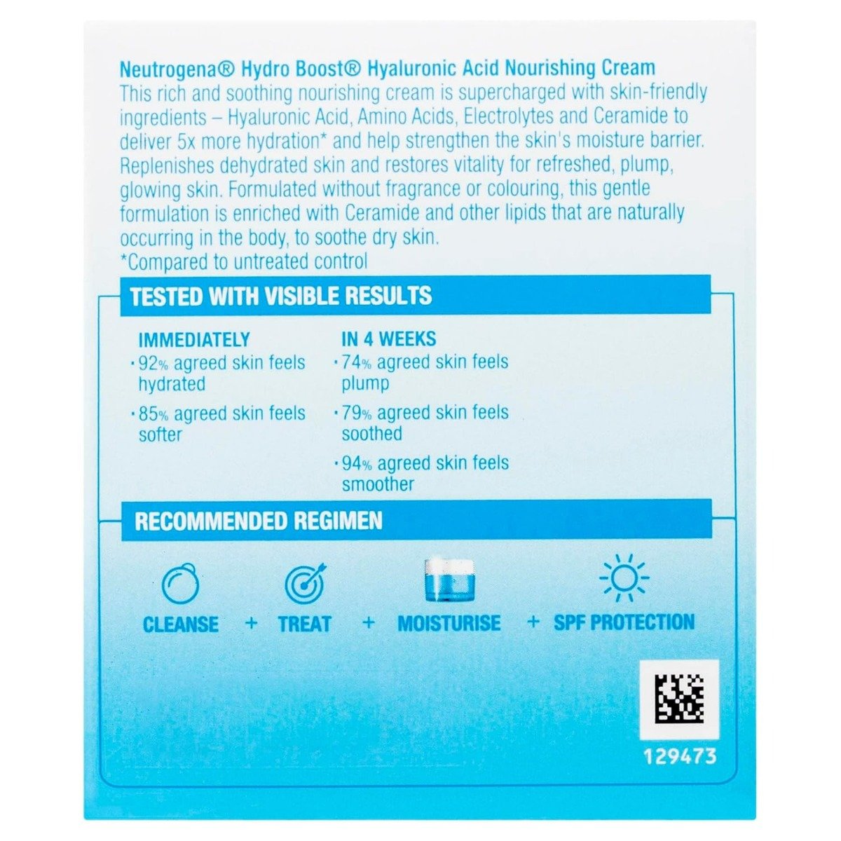Neutrogena Hydro Boost Hyaluronic Acid Nourishing Cream, 50 gm, Pack of 1 Neutrogena Hydro Boost Hyaluronic Acid Nourishing Cream, 50 gm, Pack of 1