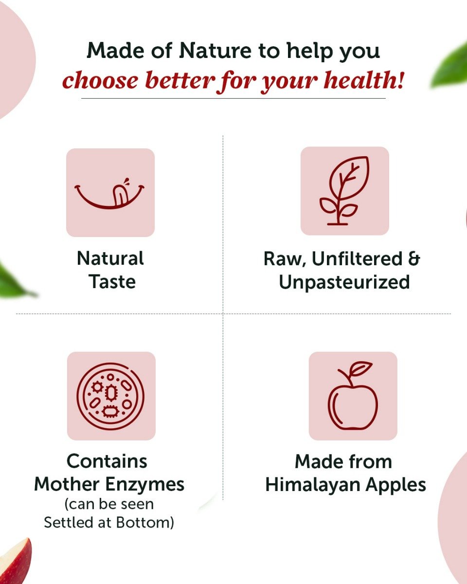 Neuherbs Apple Cider Vinegar With Mother For Weight Management, 500ml | Raw, Unfiltered, Unpasteurized, Pack of 1 Neuherbs Apple Cider Vinegar With Mother For Weight Management, 500ml | Raw, Unfiltered, Unpasteurized, Pack of 1