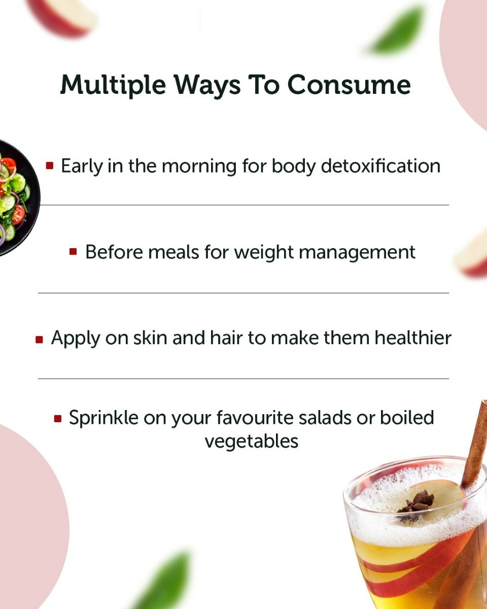 Neuherbs Apple Cider Vinegar With Mother For Weight Management, 500ml | Raw, Unfiltered, Unpasteurized, Pack of 1 Neuherbs Apple Cider Vinegar With Mother For Weight Management, 500ml | Raw, Unfiltered, Unpasteurized, Pack of 1