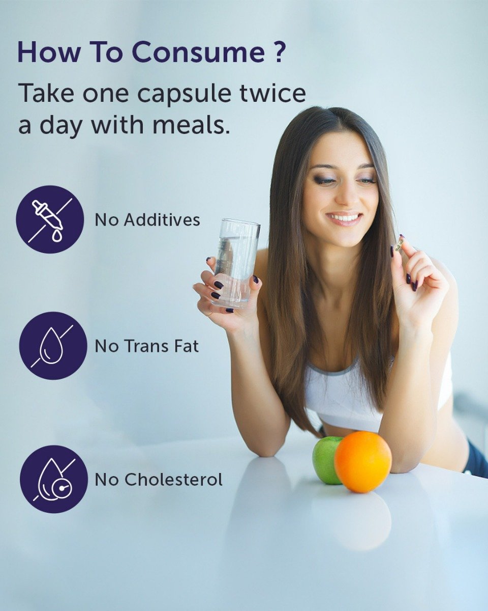 Neuherbs Flaxseed Oil Omega 3-6-9 1000mg With Vitamin D3 & E, 60 Capsules, Pack of 1 Neuherbs Flaxseed Oil Omega 3-6-9 1000mg With Vitamin D3 & E, 60 Capsules, Pack of 1