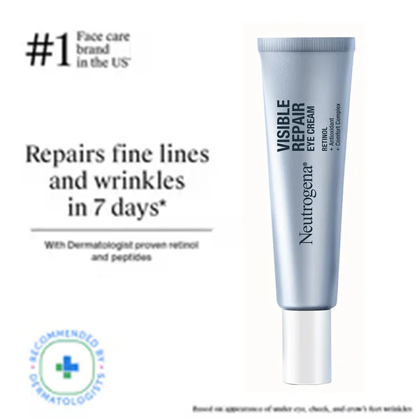 Neutrogena Visible Repair Eye Cream, 15 gm, Pack of 1