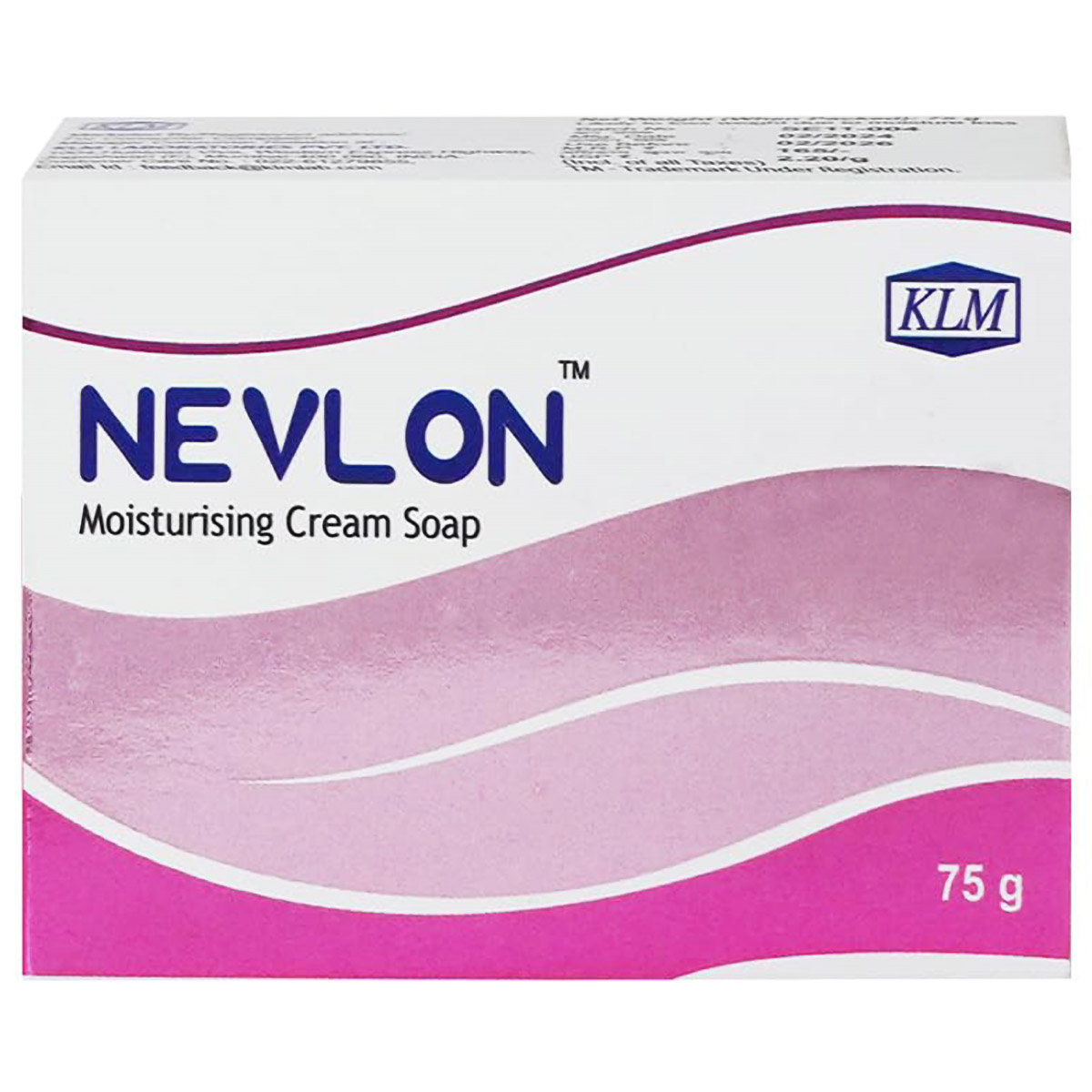 Klm Nevlon Moisturizing Soap 75 gm | Cleanses Skin | Keep Skin Soft & Smooth, Pack of 1 Klm Nevlon Moisturizing Soap 75 gm | Cleanses Skin | Keep Skin Soft & Smooth, Pack of 1