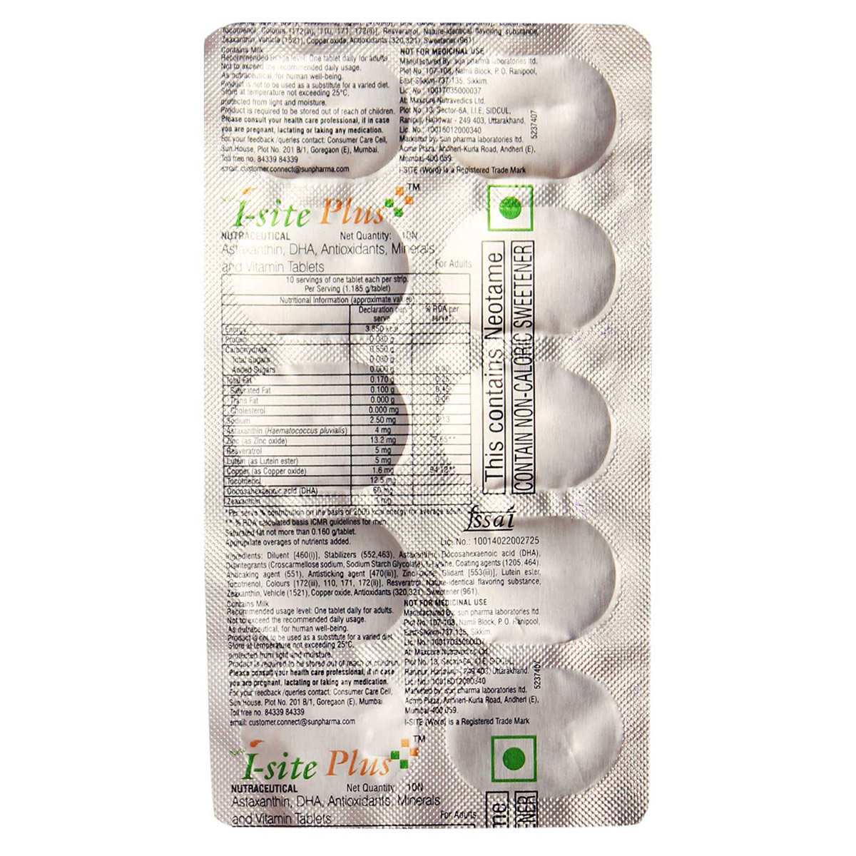 New I-Site Plus Tablet 10's, Pack of 10 New I-Site Plus Tablet 10's, Pack of 10