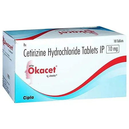 New Okacet 10 mg Tablet 10's