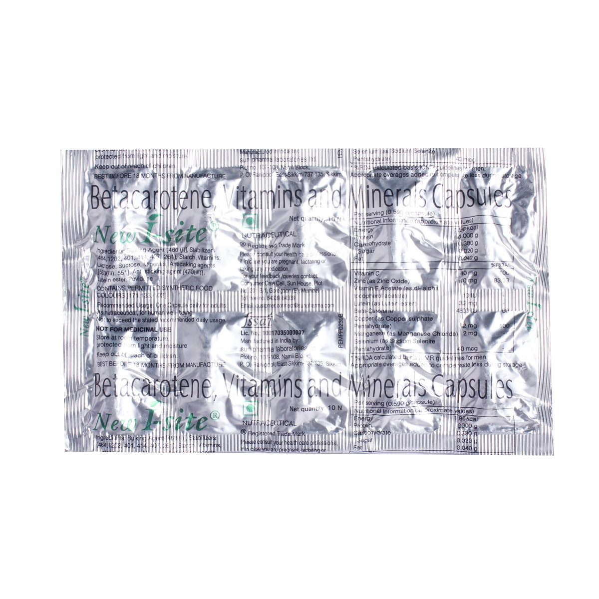 New I-Site Capsule 10's, Pack of 10 New I-Site Capsule 10's, Pack of 10