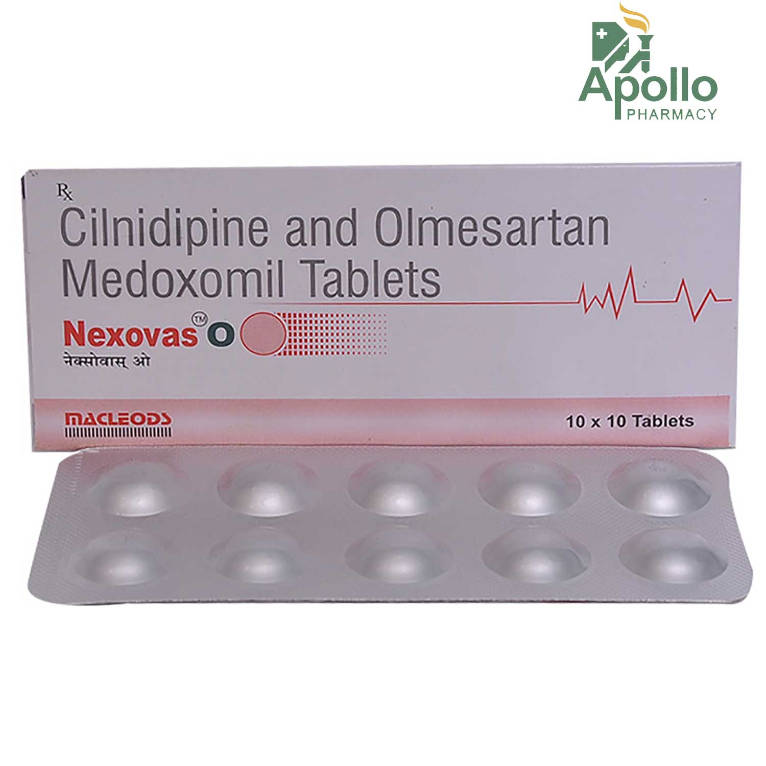 Nexovas O Tablet 10's, Pack of 10 TABLETS Nexovas O Tablet 10's, Pack of 10 TABLETS