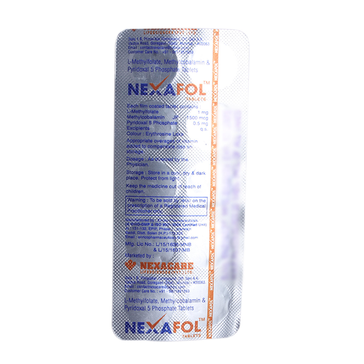 Nexafol Tablet 10's, Pack of 10 TabletS Nexafol Tablet 10's, Pack of 10 TabletS