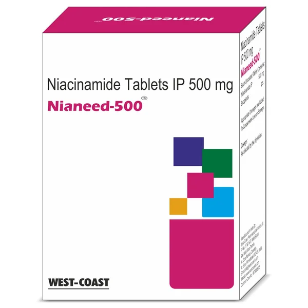 Westcoast Nianeed 500mg Niacinamide, 15 Tablets