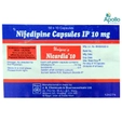 Nicardia 10mg Capsule 10's