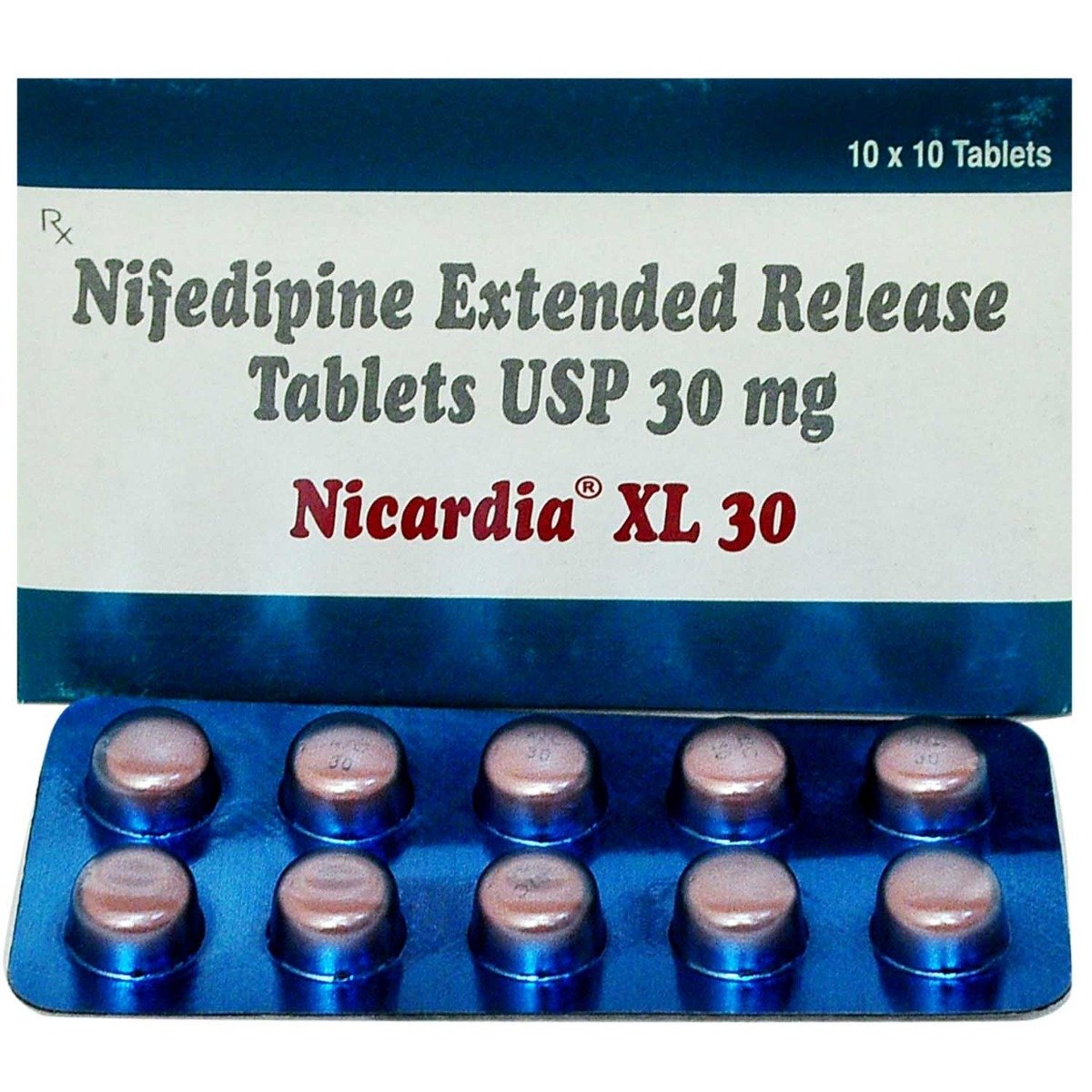 Nicardia XL 30 Tablet 10's, Pack of 10 TABLETS Nicardia XL 30 Tablet 10's, Pack of 10 TABLETS