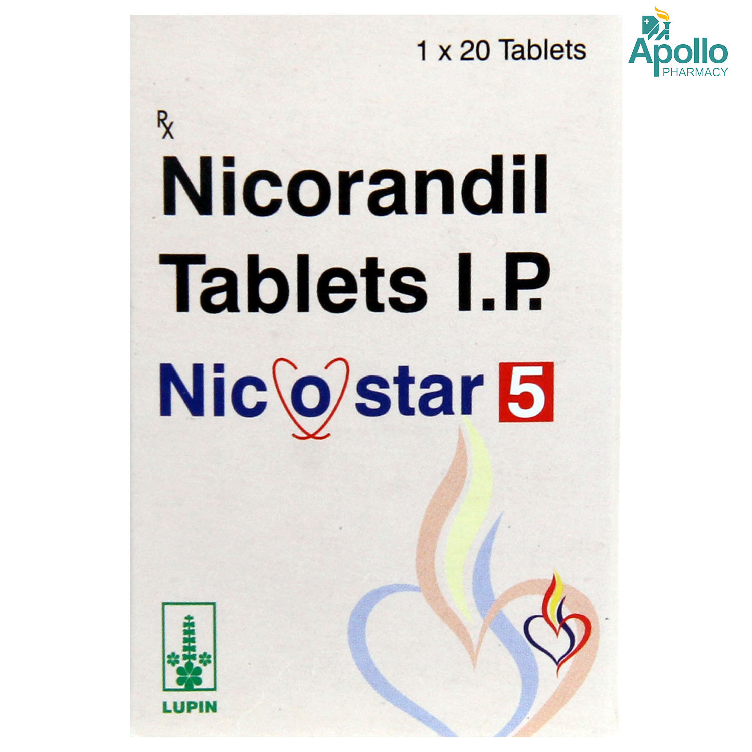 Nicostar 5 Tablet 20's, Pack of 1 TABLET Nicostar 5 Tablet 20's, Pack of 1 TABLET