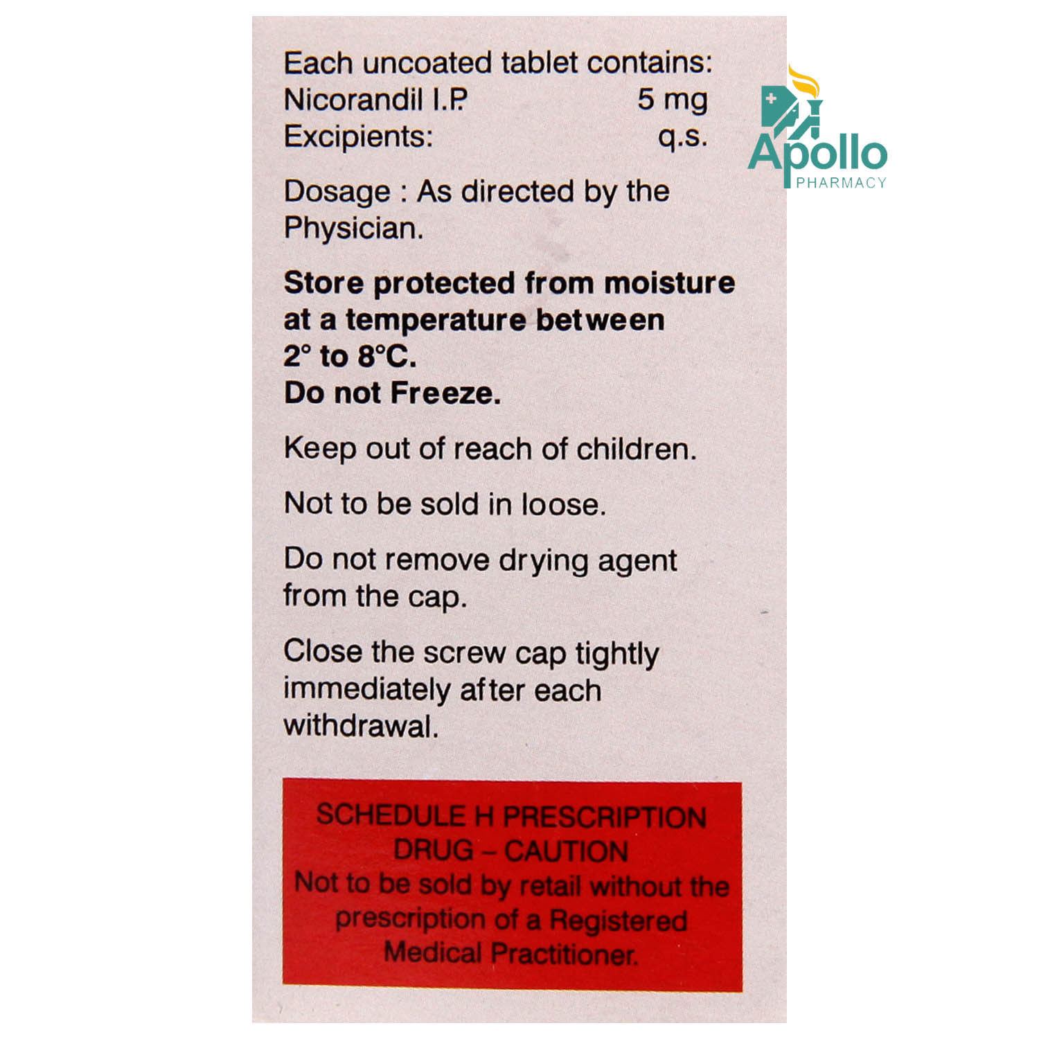 Nicostar 5 Tablet 20's, Pack of 1 TABLET Nicostar 5 Tablet 20's, Pack of 1 TABLET