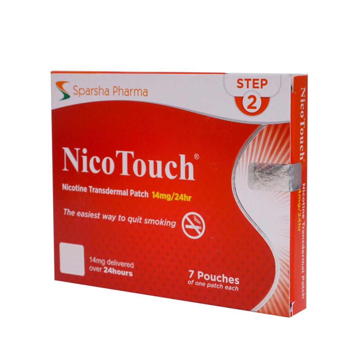 Nicotouch 14 mg/24 Hr Nicotine Transdermal Patch 7's, Pack of 1 PATCHES Nicotouch 14 mg/24 Hr Nicotine Transdermal Patch 7's, Pack of 1 PATCHES