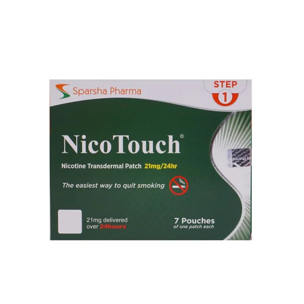 Nicotouch 21 mg/24 Hr Nicotine Transdermal Patch 7's