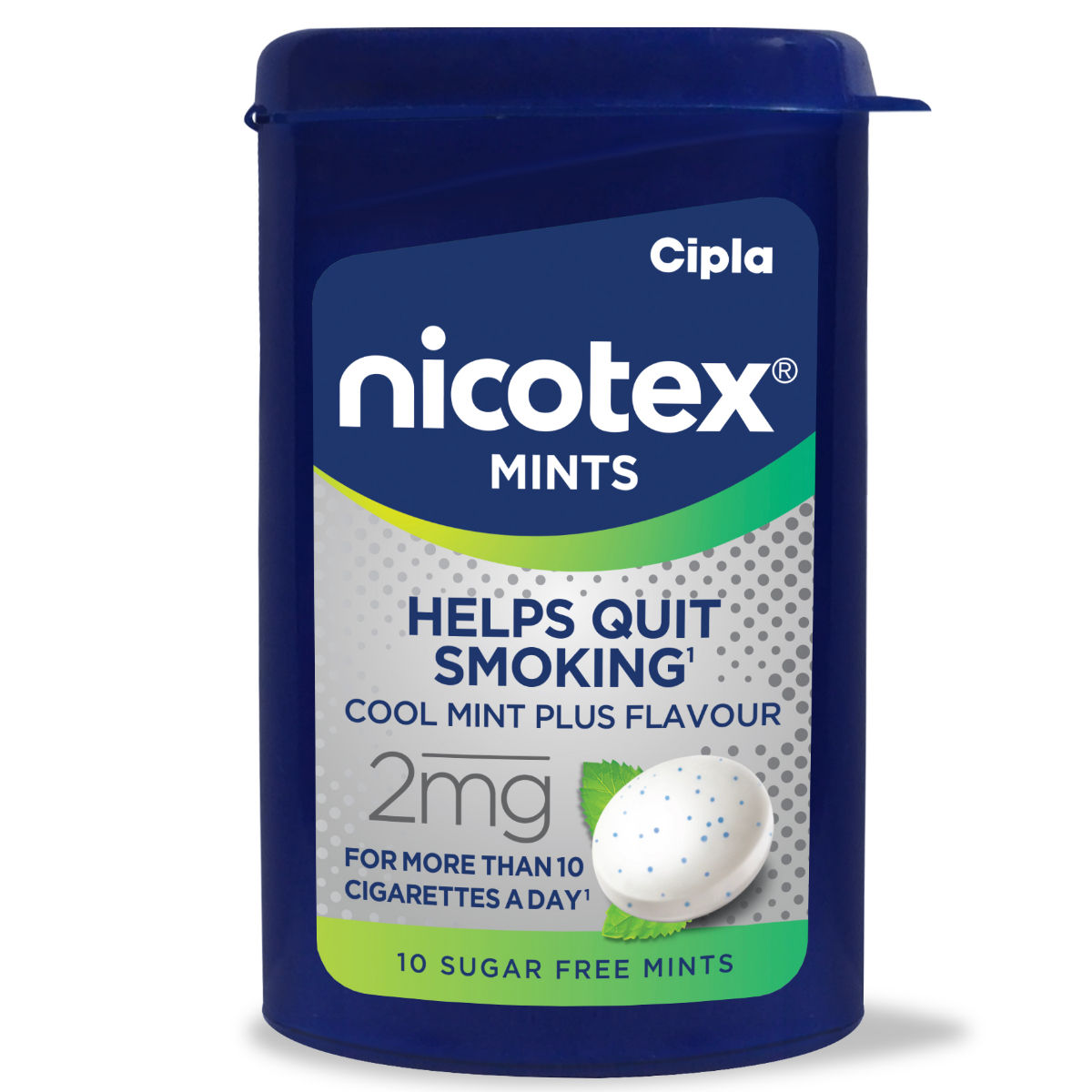 Buy Nicotex 2 mg Big Loz Mint Plus Chewing Gums 10's Online