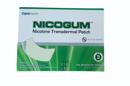 Nicogum 7mg Nicotine Transdermal Patch, 7 Count