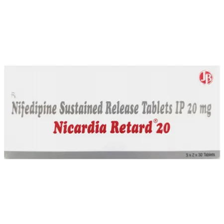 Nicardia Retard 20 Tablet 30's