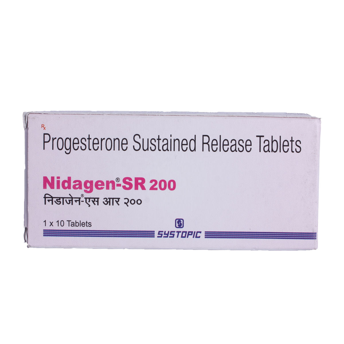 Nidagen SR 200 Tablet 10's, Pack of 10 TABLETS Nidagen SR 200 Tablet 10's, Pack of 10 TABLETS