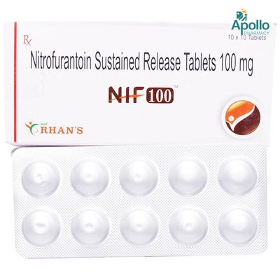 Nif 100mg Sr Tablet 10's, Pack of 10 TabletS