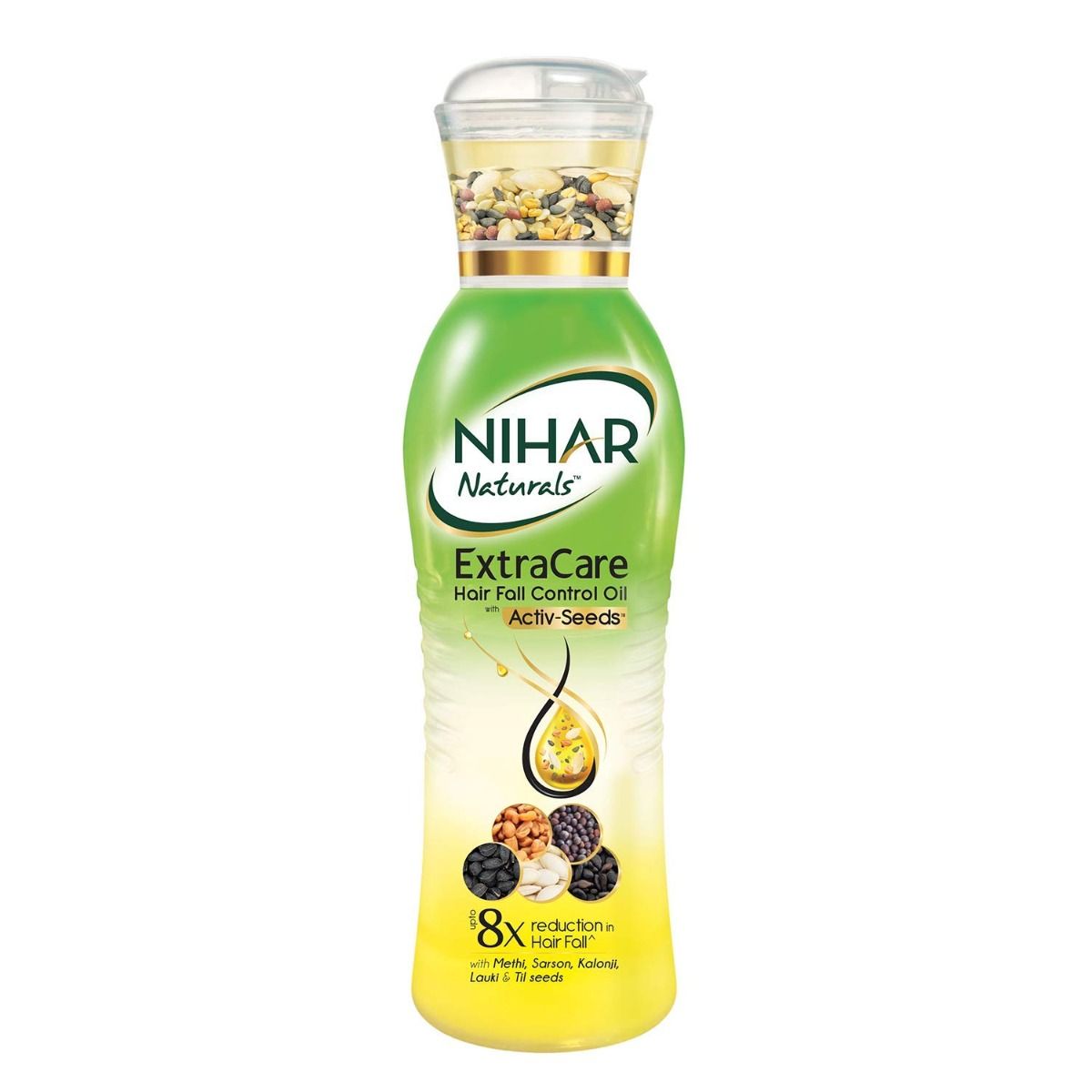 Buy Nihar Naturals Extra Care Hairfall Control Oil, 200 ml Online