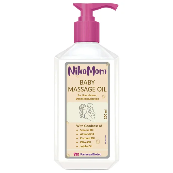 Nikomom Baby Massage Oil, 200 ml, Pack of 1