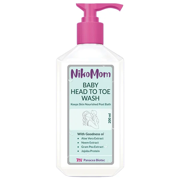 Nikomom Baby Head To Toe Wash, 200 ml, Pack of 1