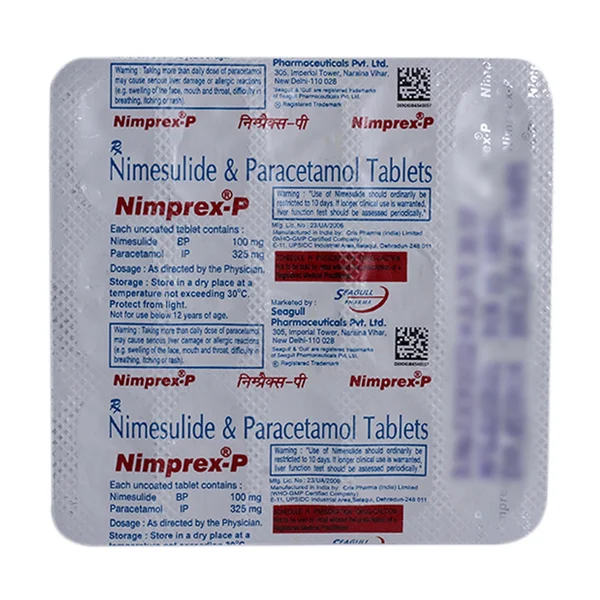 Nimprex-P Tablet 15's