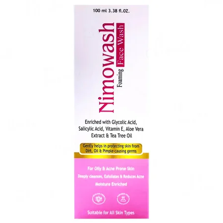 Nimowash Foaming Face Wash, 100 ml