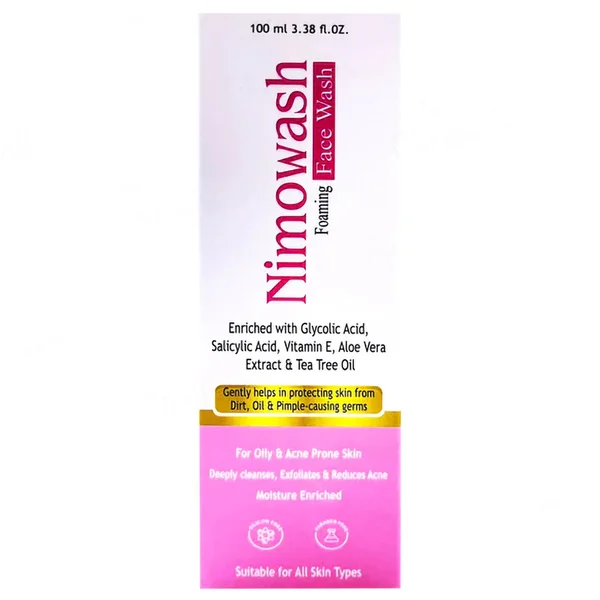 Nimowash Foaming Face Wash, 100 ml, Pack of 1