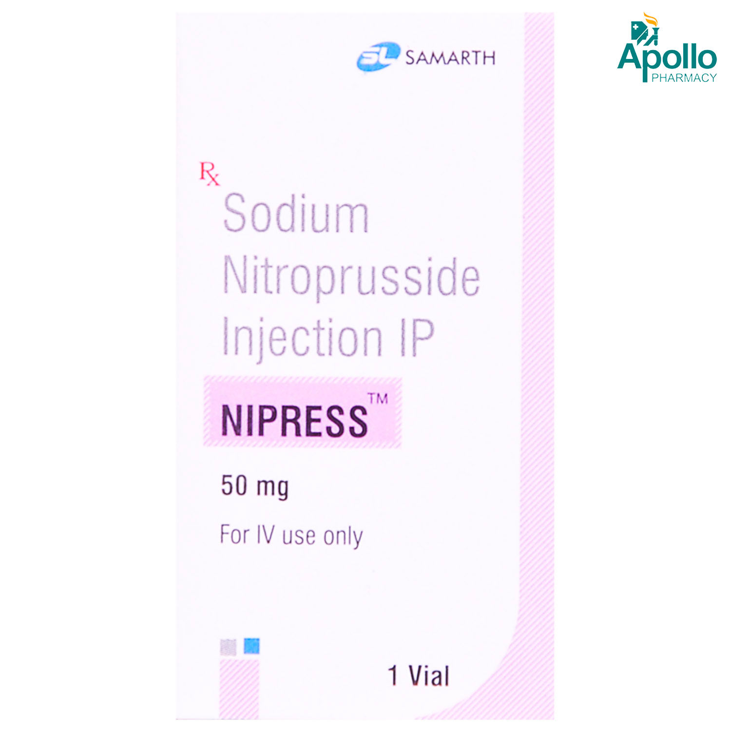 Buy Nipress 50 mg Injection 1's Online